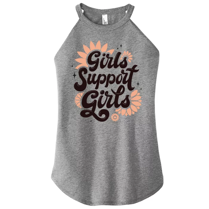 Girls Support Girls Women’s Perfect Tri Rocker Tank