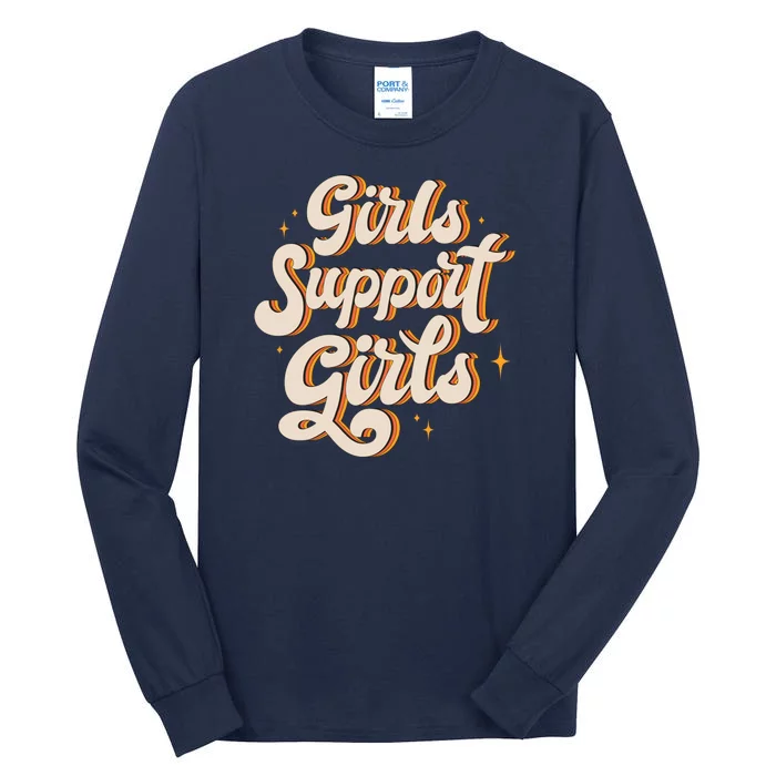 Girls Support Girls Vintage Tall Long Sleeve T-Shirt