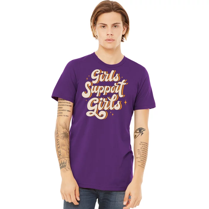 Girls Support Girls Vintage Premium T-Shirt