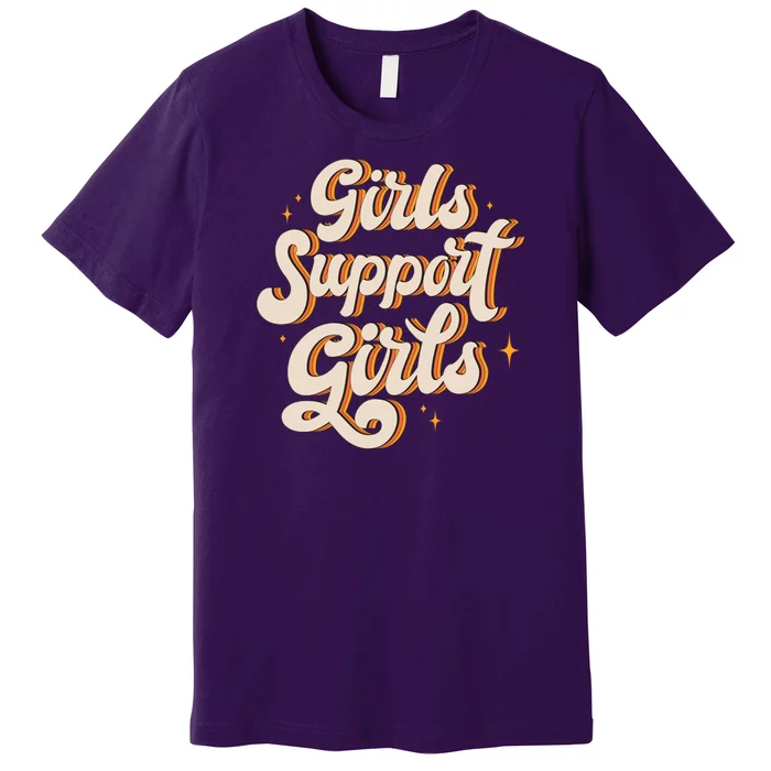 Girls Support Girls Vintage Premium T-Shirt