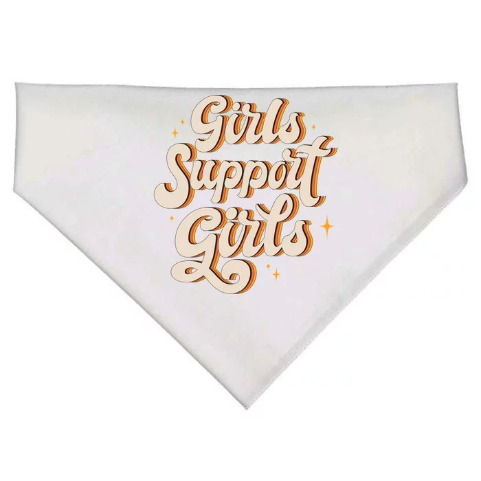 Girls Support Girls Vintage USA-Made Doggie Bandana