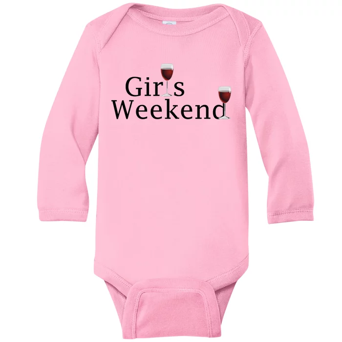 Girls Weekend Baby Long Sleeve Bodysuit