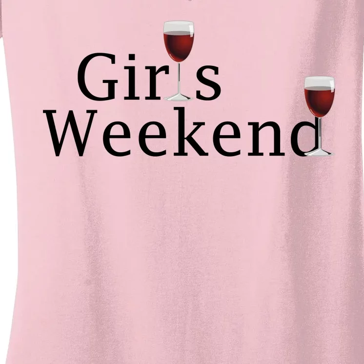 Girls Weekend Women's V-Neck T-Shirt