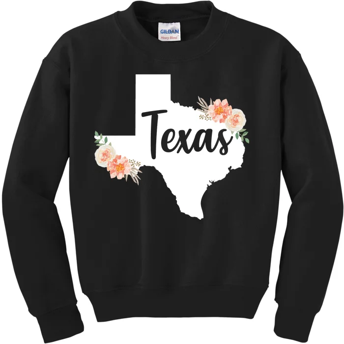 Girly Texas Kids Sweatshirt