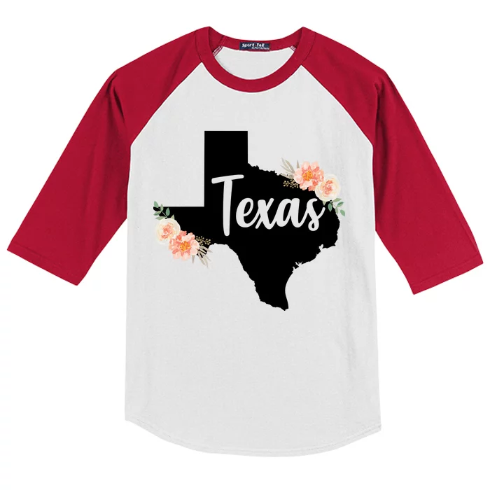 Girly Texas Kids Colorblock Raglan Jersey