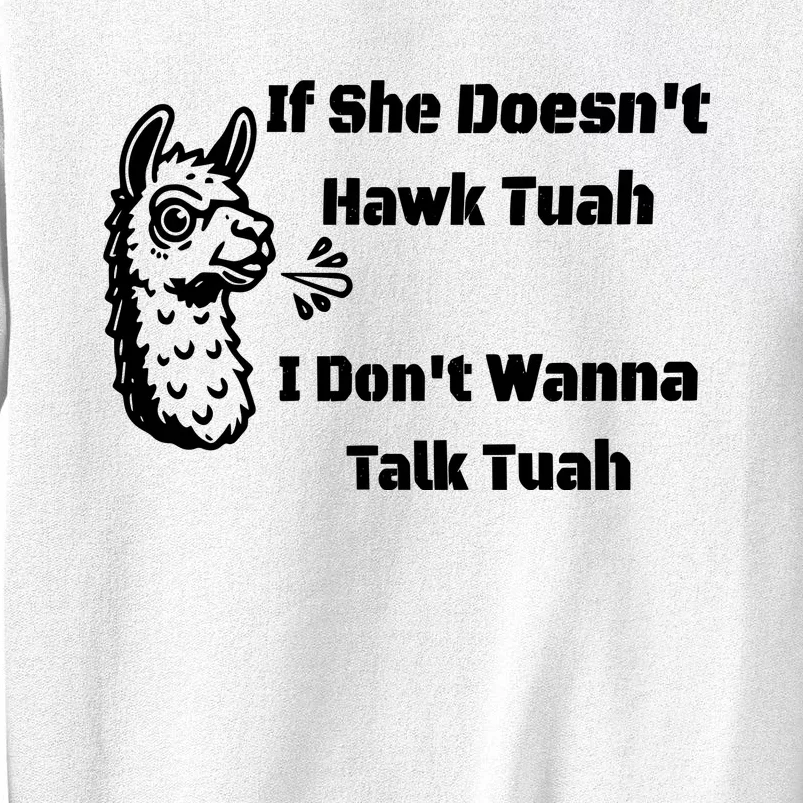 Grains If She Dont Hawk Tuah I Dont Wanna Hawk Tuah Sweatshirt