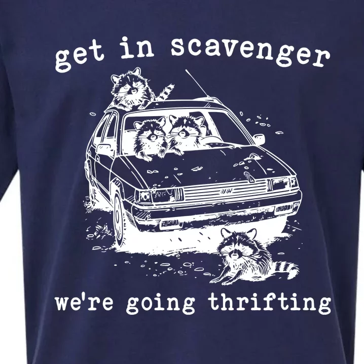 Get In Scavanger We Are Going Thrifting Sueded Cloud Jersey T-Shirt