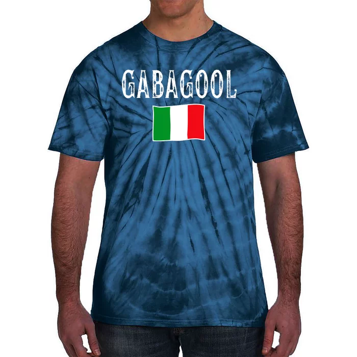 Gabagool Italian Slang Italian Saying Tie-Dye T-Shirt