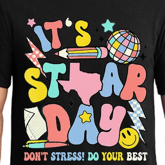 Groovy ItS Staar Day DonT Stress Do Your Best Test Day Pajama Set