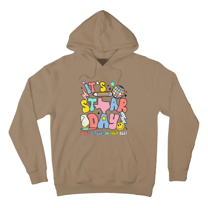 Groovy ItS Staar Day DonT Stress Do Your Best Test Day Hoodie