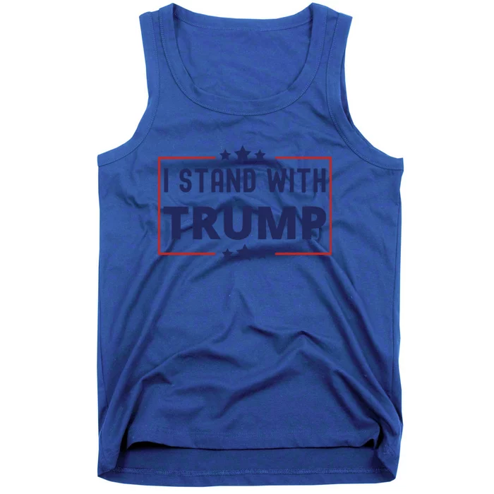 Great I Stand With Trump American Flag Vintage Gift Tank Top