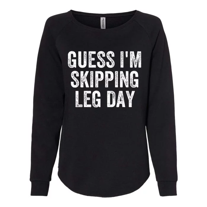 Guess Im Skipping Leg Day Funny Broken Leg Foot Toe Injury Womens California Wash Sweatshirt