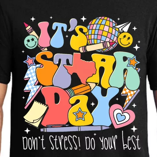 Groovy ItS Staar Day DonT Stress Do Your Best Test Day Pajama Set