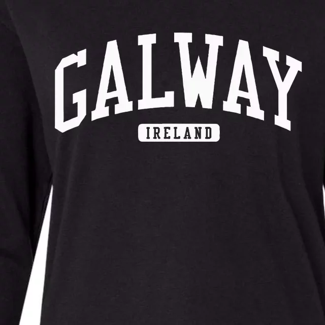 Galway Ireland Style Womens Cotton Relaxed Long Sleeve T-Shirt