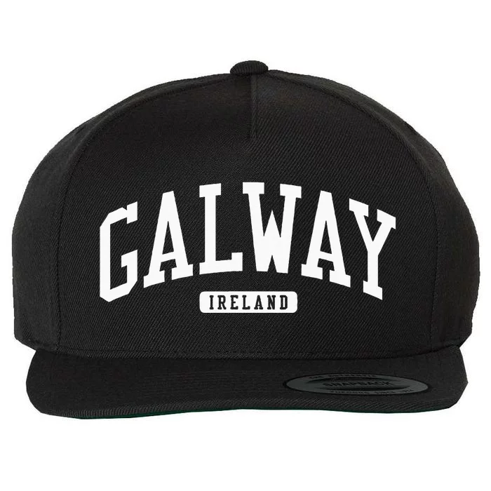 Galway Ireland Style Wool Snapback Cap