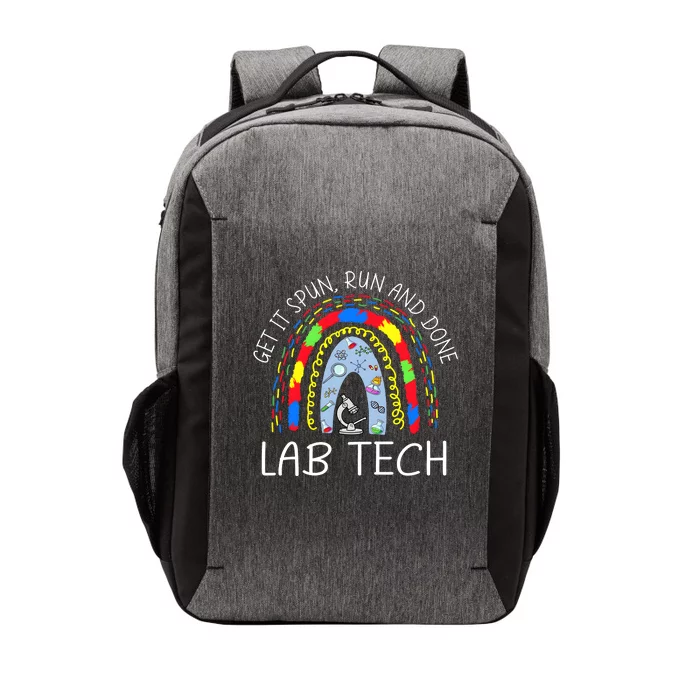 Get It Spun Run And Done Rainbow Laboratory Tech 2024 Vector Backpack