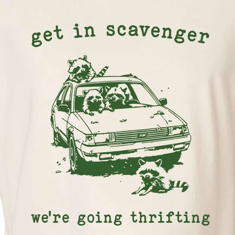 Get In Scavanger We Are Going Thrifting Retro Garment-Dyed Women's Muscle Tee