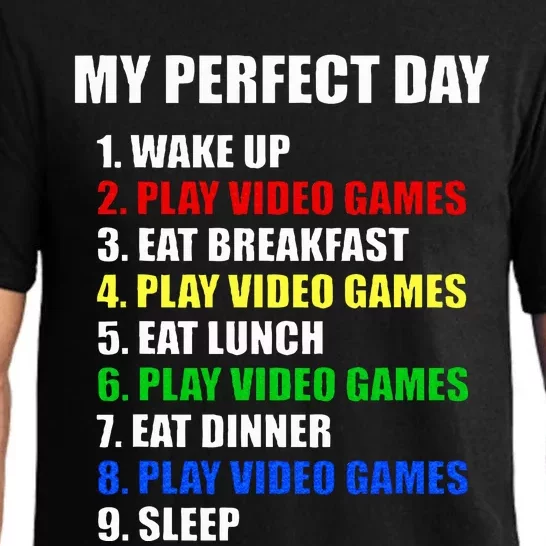 GIFT IDEA The Perfect Gaming Day Suprise for Gamers Pajama Set