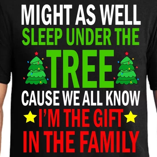 Gift In The Family Funny Christmas Holiday Pajama Set