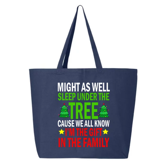 Gift In The Family Funny Christmas Holiday 25L Jumbo Tote