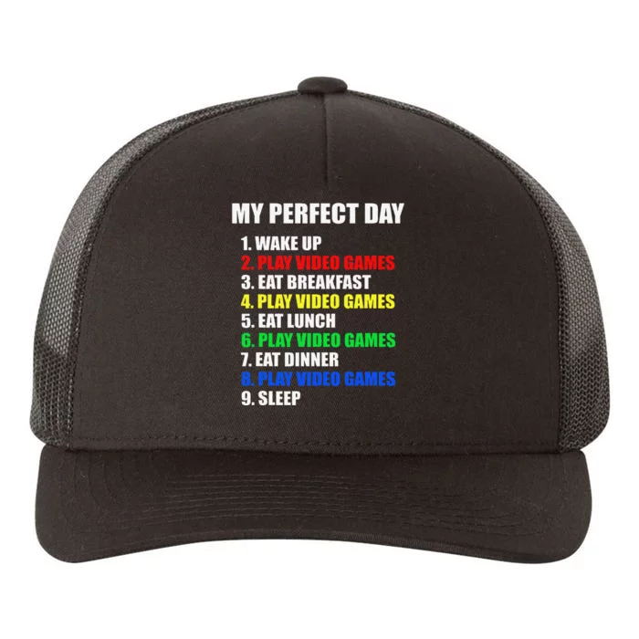 Gift Idea The Perfect Gaming Day Suprise For Gamers Yupoong Adult 5-Panel Trucker Hat