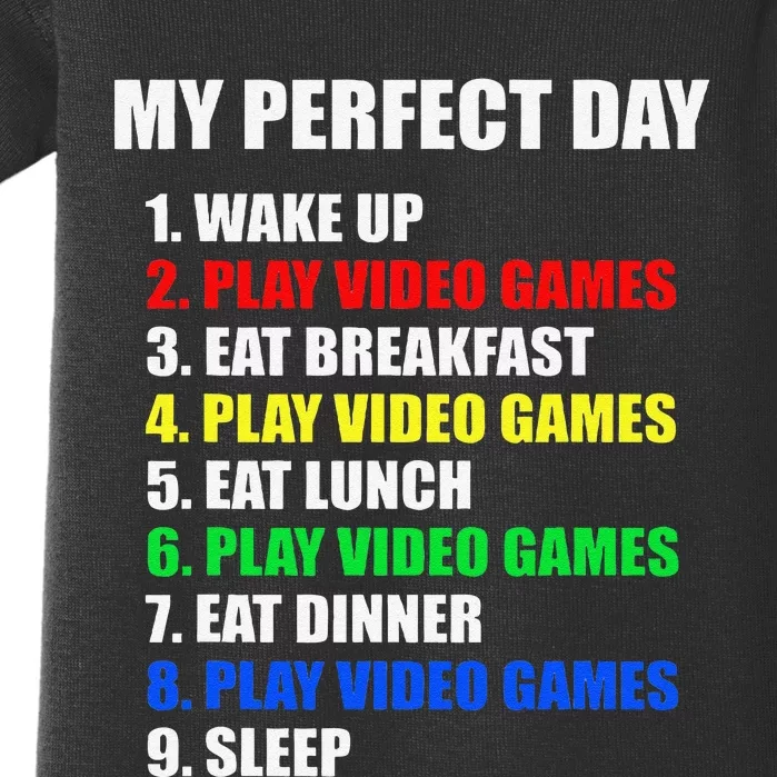 Gift Idea The Perfect Gaming Day Suprise For Gamers Baby Bodysuit