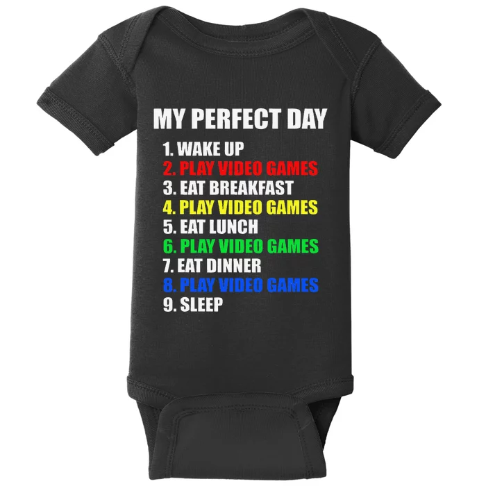 Gift Idea The Perfect Gaming Day Suprise For Gamers Baby Bodysuit