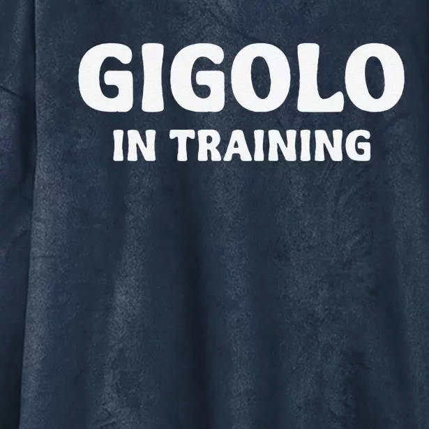 Gigolo In Training Cool Outfit Spring Break Weekend Hooded Wearable Blanket