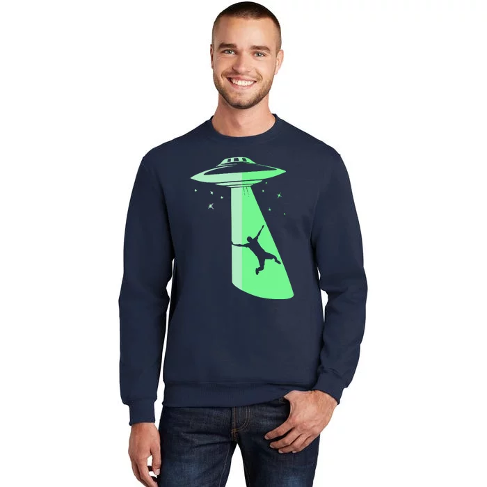 Glow In The Dark Ufo Abduction Night Sci Fi Alien Space Gift Birthday Science Sweatshirt