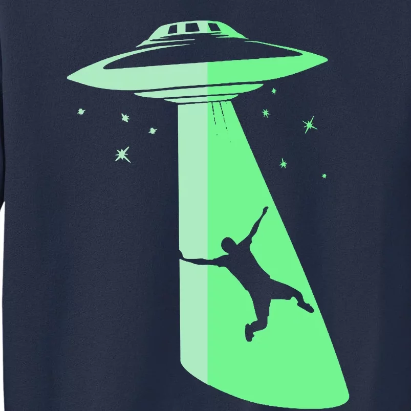 Glow In The Dark Ufo Abduction Night Sci Fi Alien Space Gift Birthday Science Sweatshirt