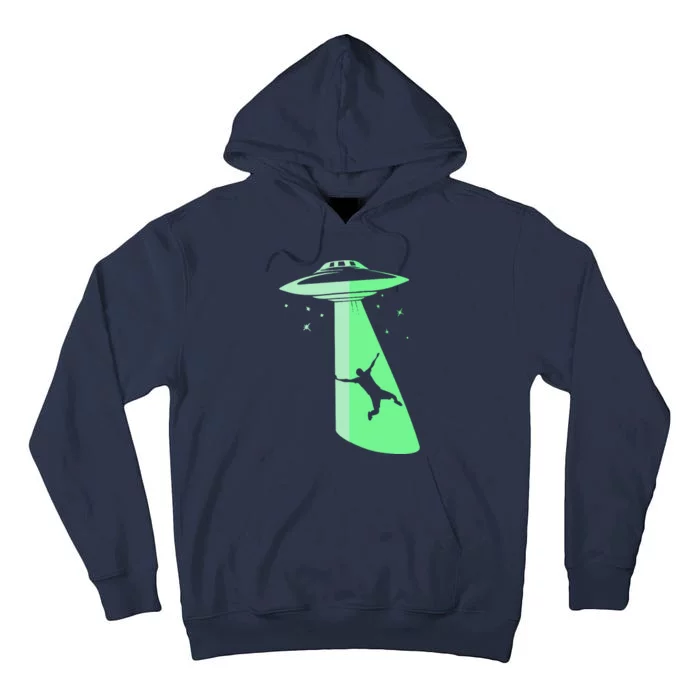 Glow In The Dark Ufo Abduction Night Sci Fi Alien Space Gift Birthday Science Tall Hoodie