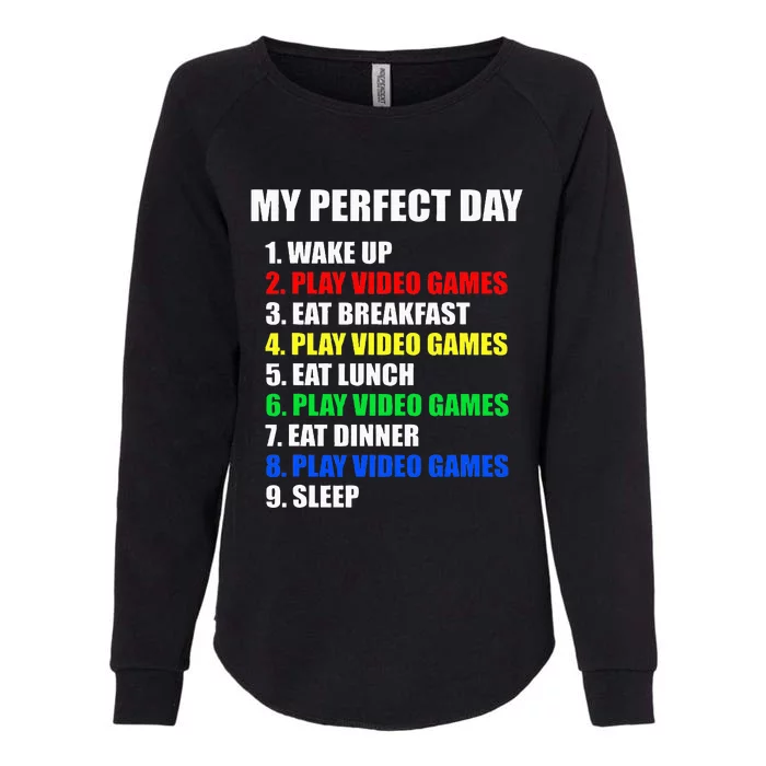 GIFT IDEA The Perfect Gaming Day Suprise for Gamers Womens California Wash Sweatshirt