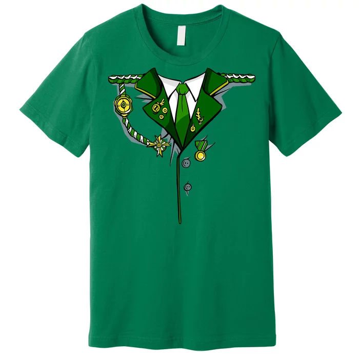 Green Irish Tux St. Patrick's Day Costume Premium T-Shirt