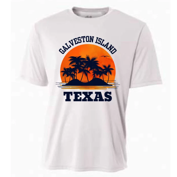 Galveston Island Texas Cooling Performance Crew T-Shirt