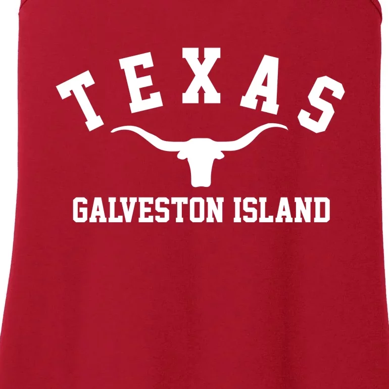 Galveston Island Texas Ladies Essential Tank