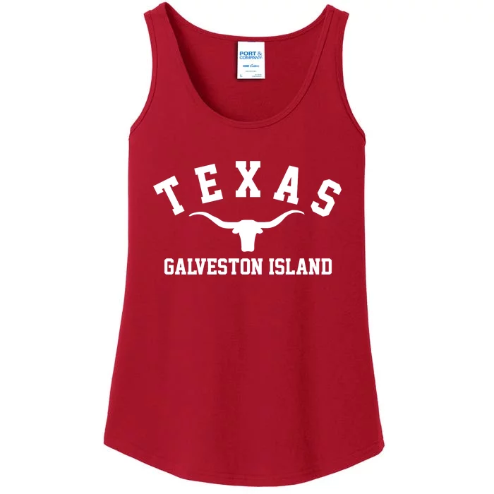 Galveston Island Texas Ladies Essential Tank