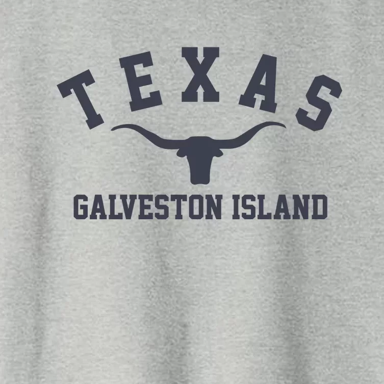 Galveston Island Texas Women's Crop Top Tee