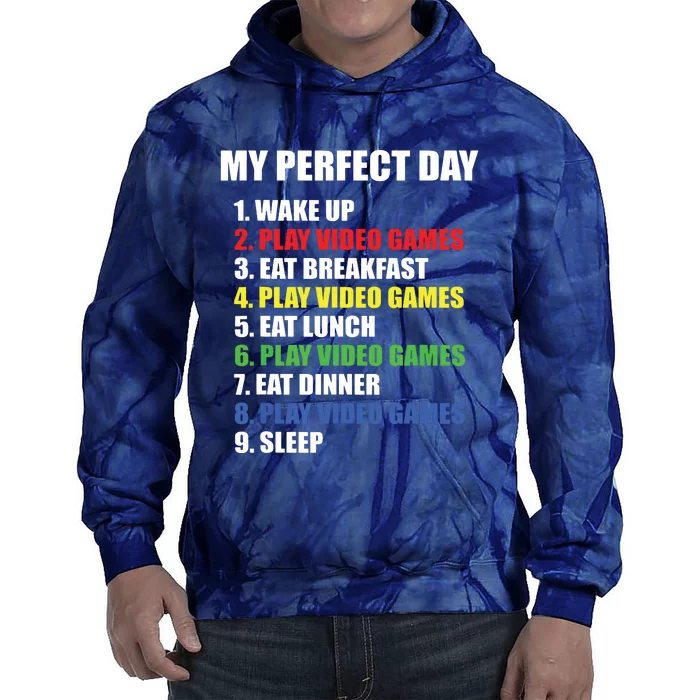 GIFT IDEA The Perfect Gaming Day Suprise For Gamers Tie Dye Hoodie