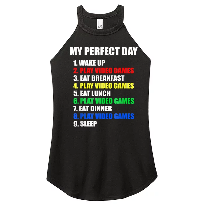 GIFT IDEA: The Perfect Gaming Day Suprise For Gamers Women’s Perfect Tri Rocker Tank