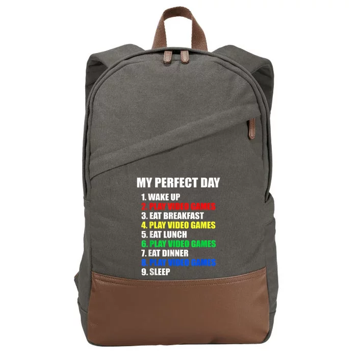 GIFT IDEA: The Perfect Gaming Day Suprise For Gamers Cotton Canvas Backpack