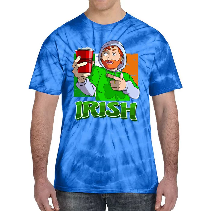 Ginger Ing Team St Patricks Day Irish Ireland Gift Tie-Dye T-Shirt