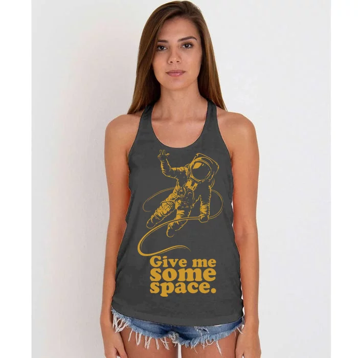 Give Me Some Space Women's Knotted Racerback Tank