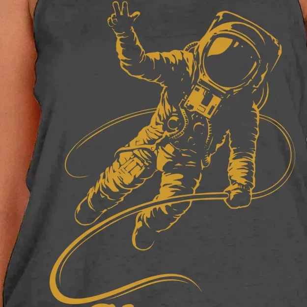 Give Me Some Space Women's Knotted Racerback Tank