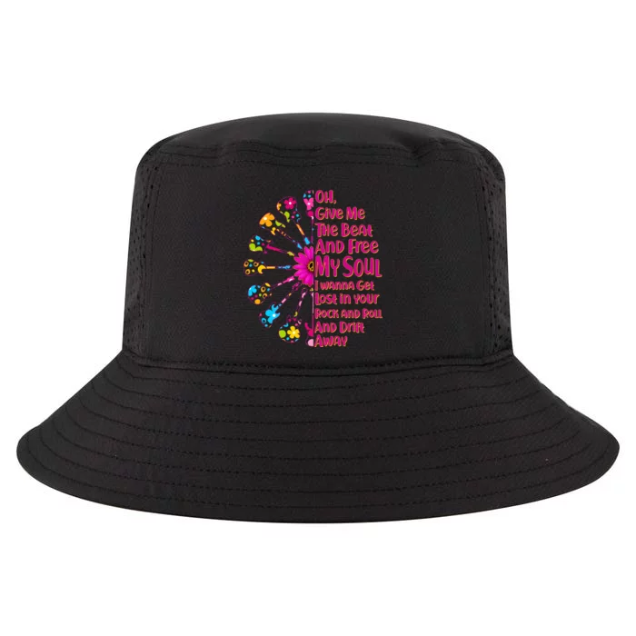 Give Me The Beat Hippie Guitars Cool Comfort Performance Bucket Hat