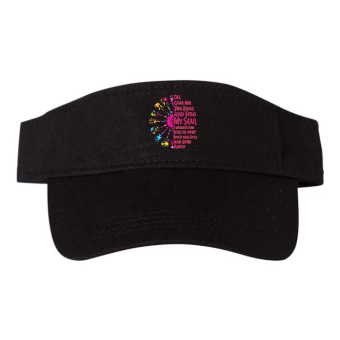 Give Me The Beat Hippie Guitars Valucap Bio-Washed Visor