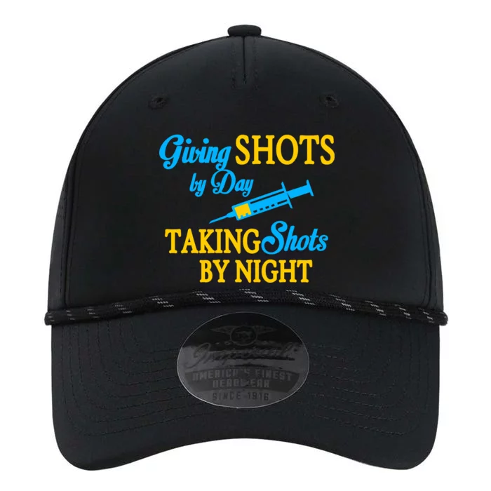 Givings Shots By Day and Taking Shots By Night Nurse Performance The Dyno Cap