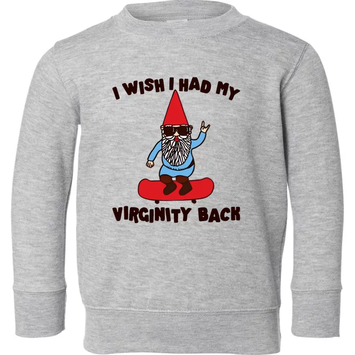 Gotfunny I Wish I Had My Virginity Toddler Sweatshirt