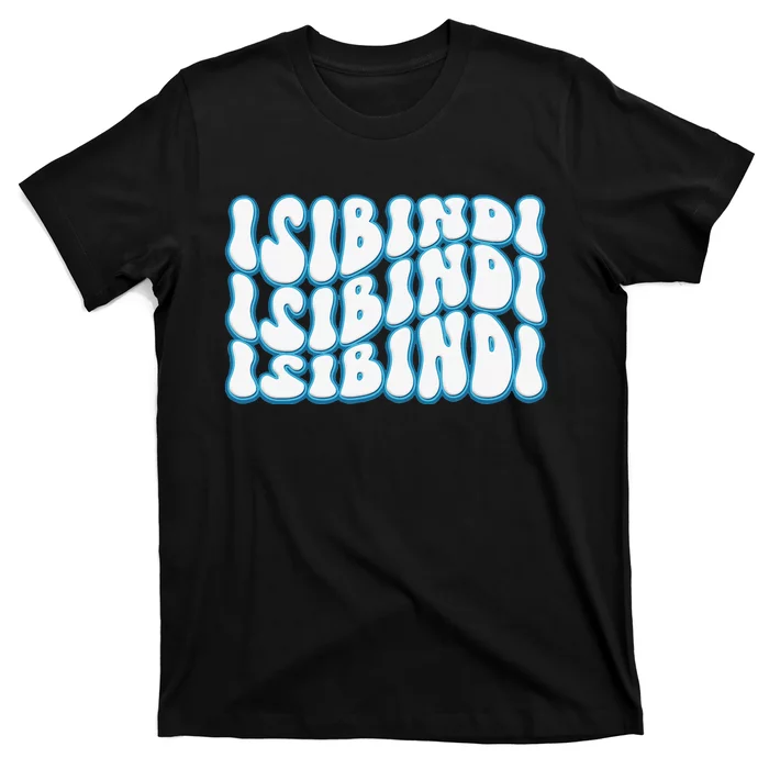 Groovy Isibindi Wavy Style School Spirit Wear T-Shirt