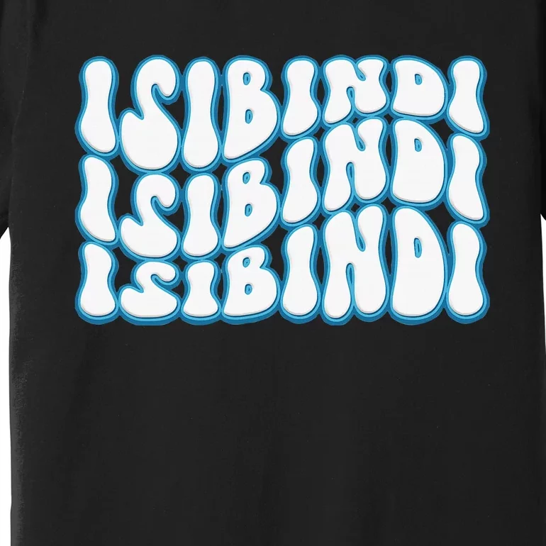 Groovy Isibindi Wavy Style School Spirit Wear Premium T-Shirt