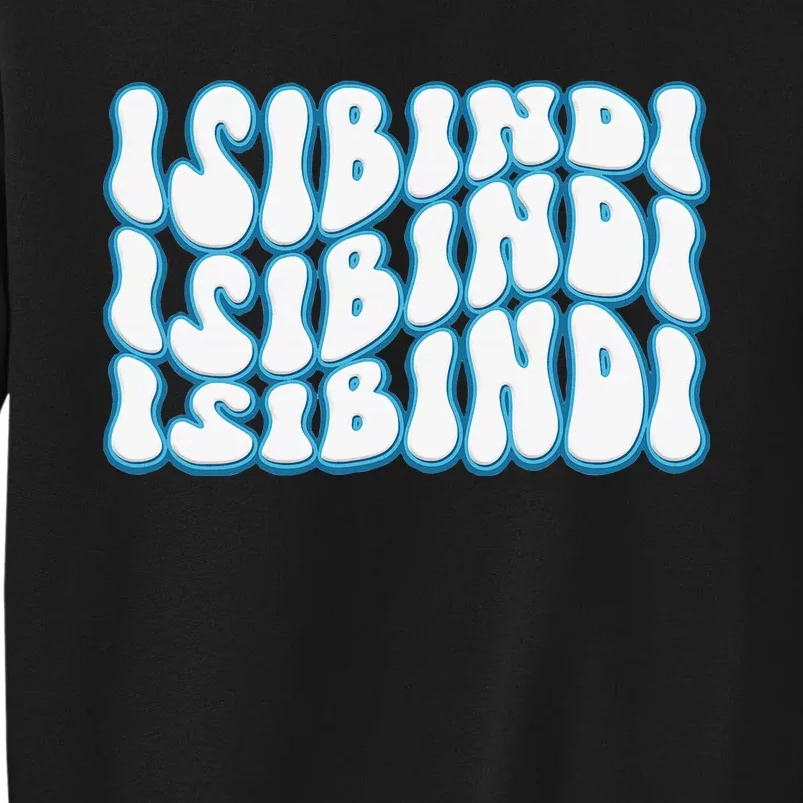 Groovy Isibindi Wavy Style School Spirit Wear Tall Sweatshirt